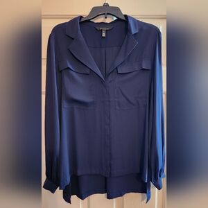 White House Black Market Long-Sleeve Soft Shirt